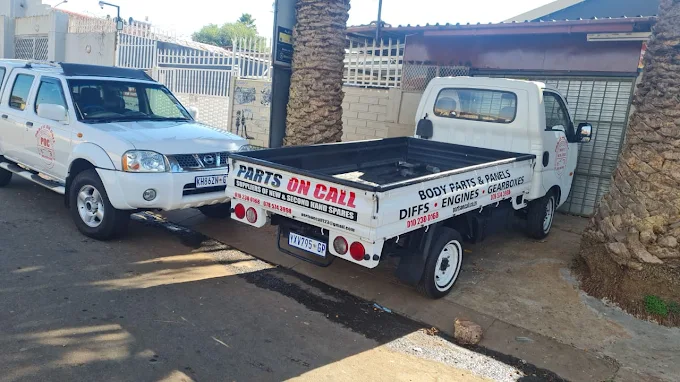 Delivery vehicle parked outside our Hyundai spares premises